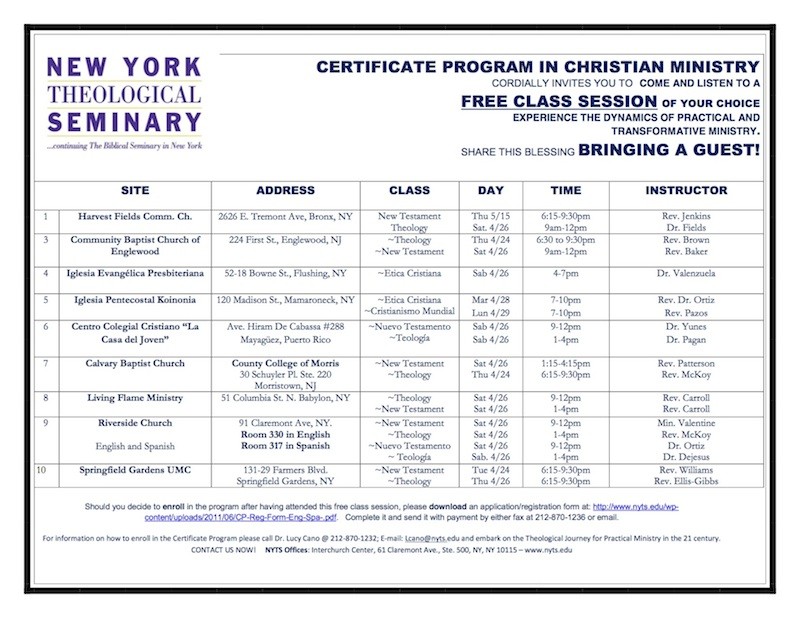 FREE CLASS SESSION FLIER SPRING 2014