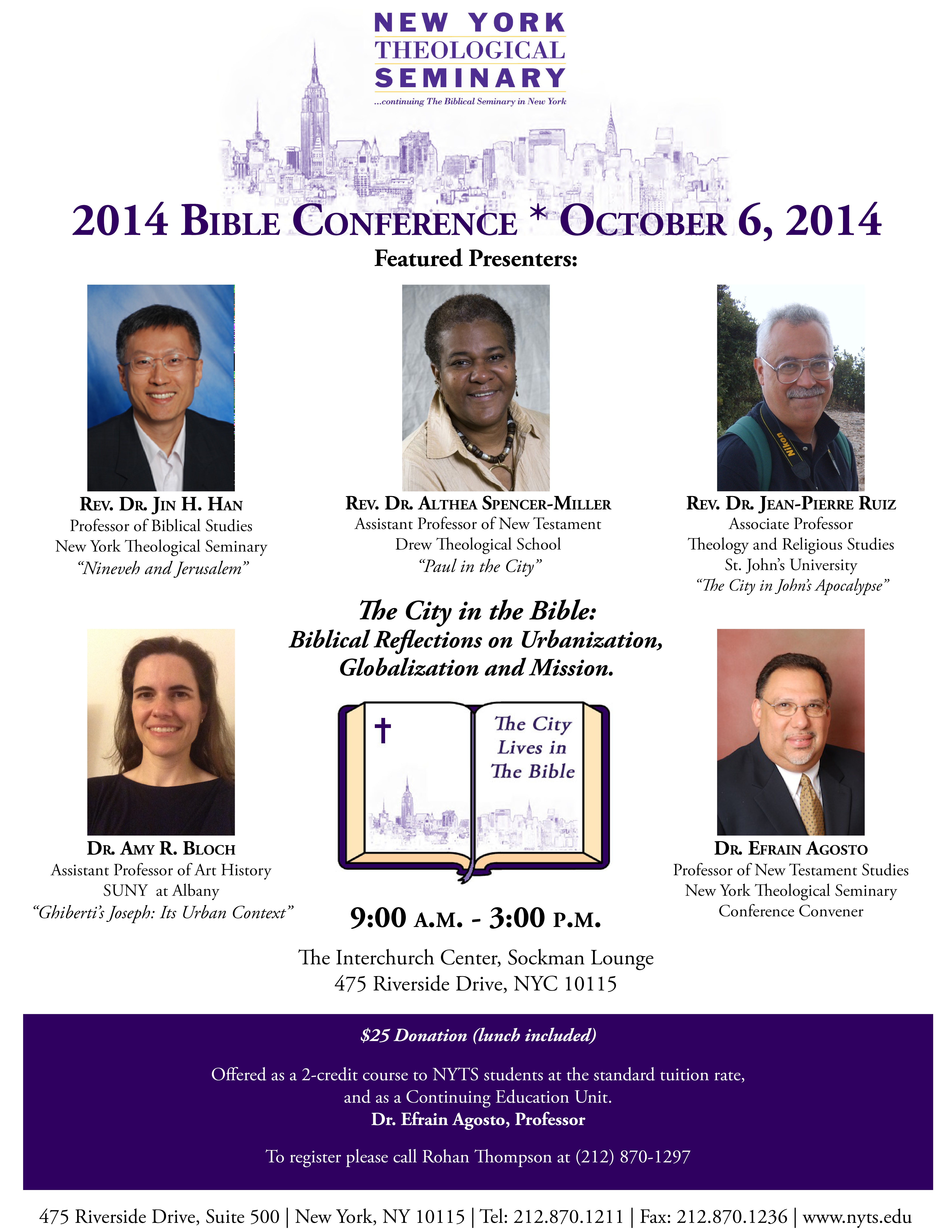 Bible Conference 2014 Flyer
